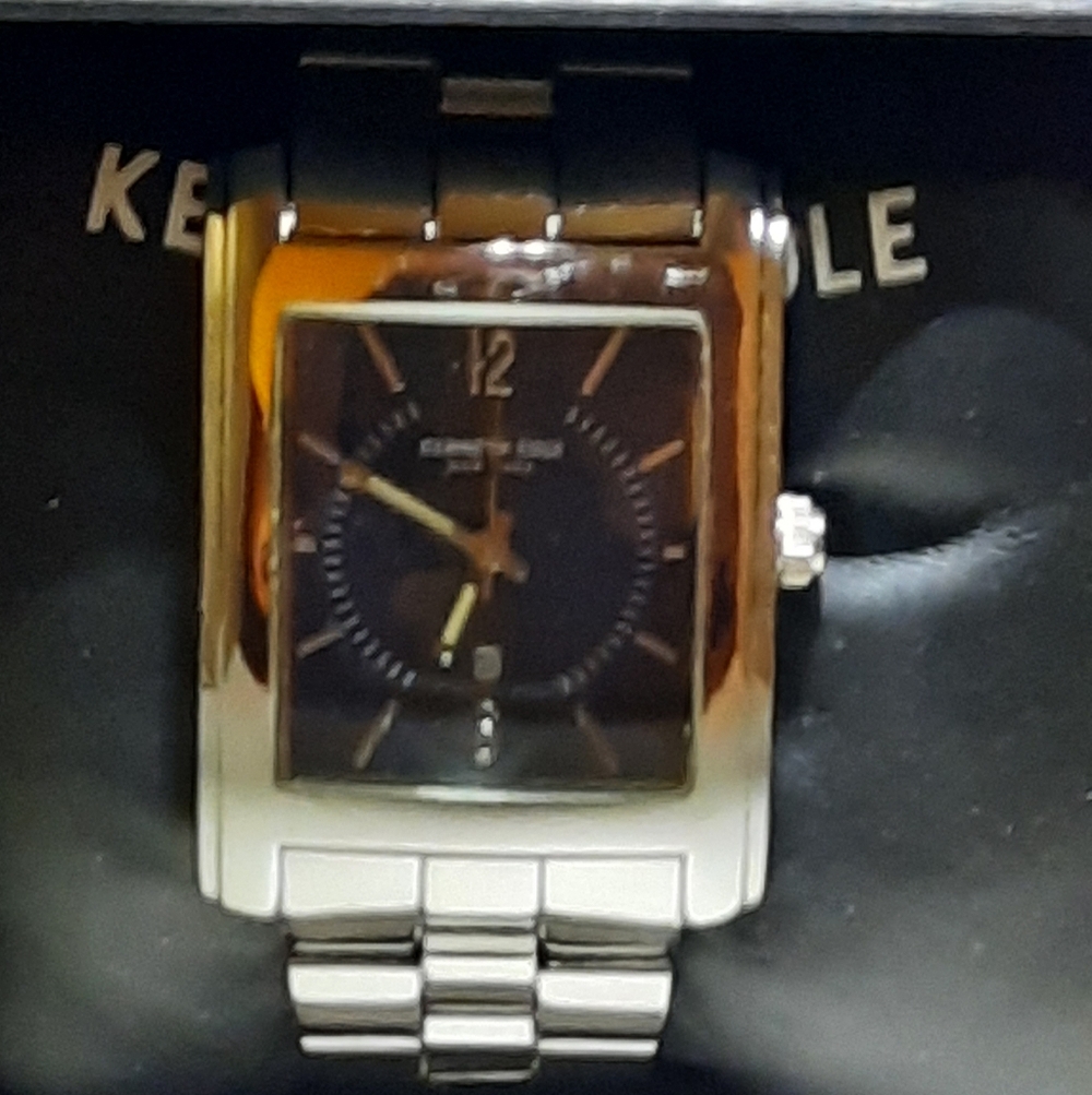 Kenneth Cole New York Men’s Watch – Midnight Blue Dial Silver Stainless Steel Br